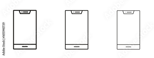 Mobile icon symbol for Info Graphic, Design Elements and Websites