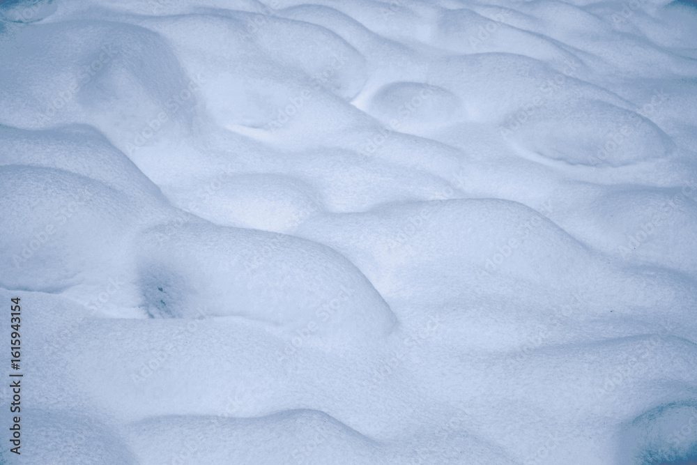 Fototapeta premium Snow Drifts In Winter Monochrome Image