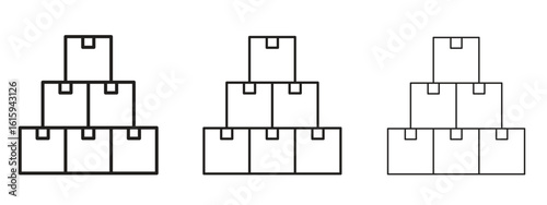 Inventory icon symbol for Info Graphic, Design Elements and Websites