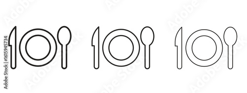 Food icon symbol for Info Graphic, Design Elements and Websites