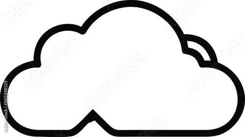Minimal cloud sync arrow vector icon for data synchronization, Cloud sync arrow icon, Cloud synchronization vector symbol, Sync arrow for cloud storage