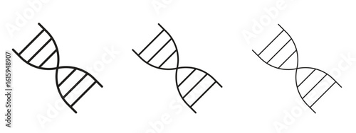 DNA icon symbol for Info Graphic, Design Elements and Websites