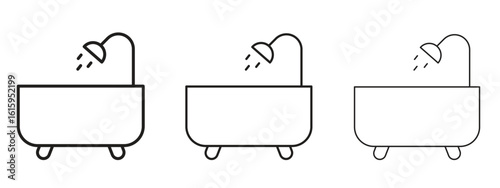 Bathroom icon symbol for Info Graphic, Design Elements and Websites