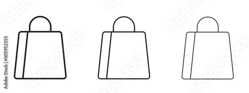 Bag icon symbol for Info Graphic, Design Elements and Websites