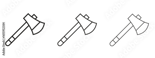 Axe icon symbol for Info Graphic, Design Elements and Websites