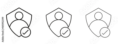 Authentication icon symbol for Info Graphic, Design Elements and Websites