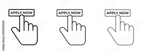 Apply icon symbol for Info Graphic, Design Elements and Websites