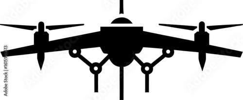 Unmanned Aerial Vehicle UAV Silhouette