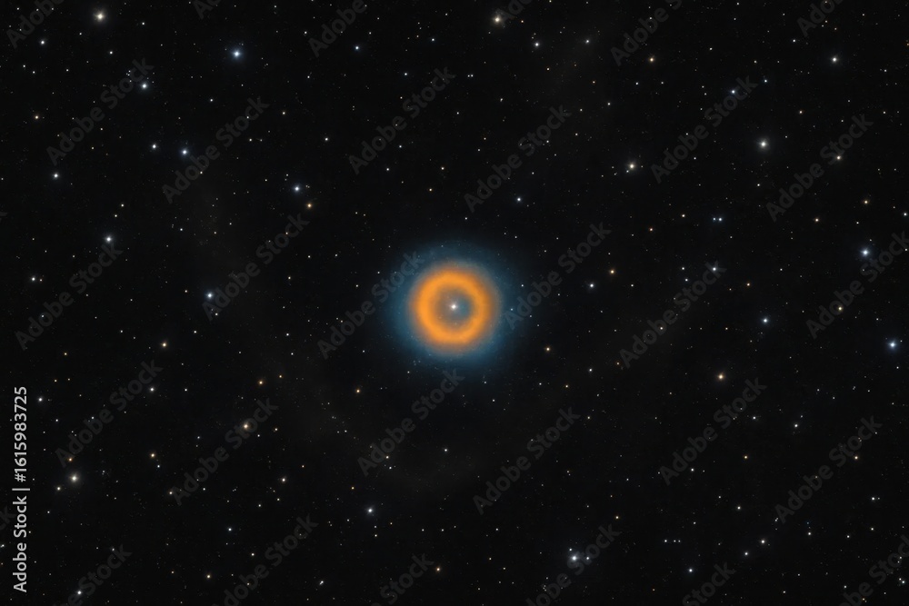 Fototapeta premium A Glimpse of a Distant Star in the Milky Way