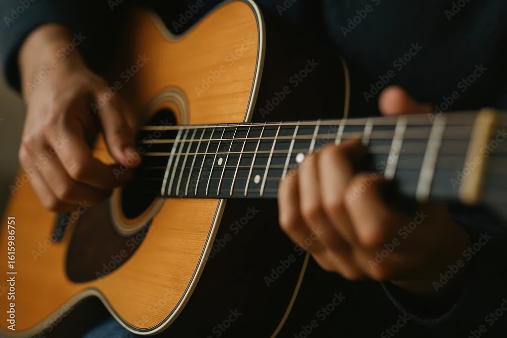 Fototapeta premium A moment of musical creation
