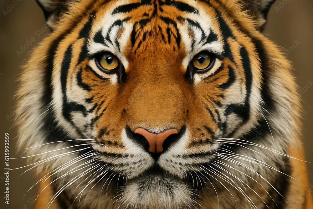 Fototapeta premium The Piercing Eyes of a Tiger