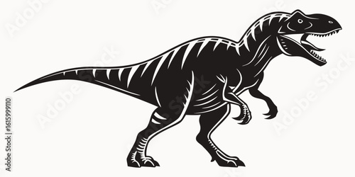 A cute cartoon zebra with black and white stripes stands isolated, a wild mammal illustration