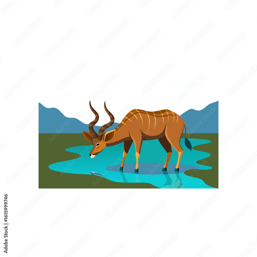 Fototapeta premium horse in the mountains