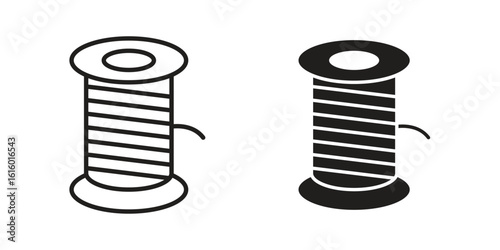 Thread icon for social media, app, and web design. Vector illustration.