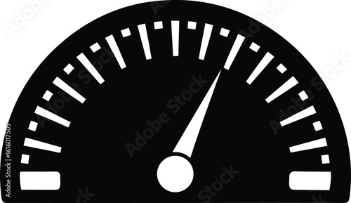 speedometer  icon,speedometer   black silhouette vector illustration