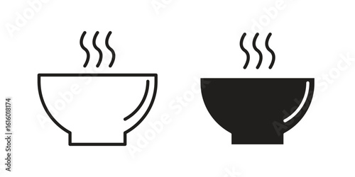 Soup icon for social media, app, and web design. Vector illustration.