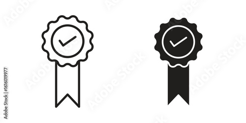 Recognition icon for social media, app, and web design. Vector illustration.