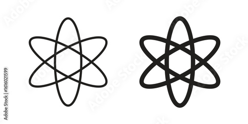 Photon icon for social media, app, and web design. Vector illustration.