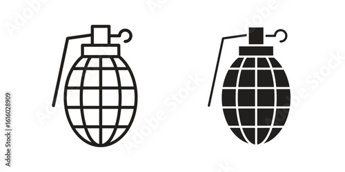 Granade icon for social media, app, and web design. Vector illustration.