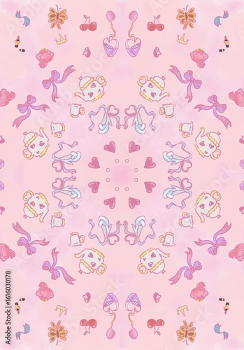 Patter pink princess