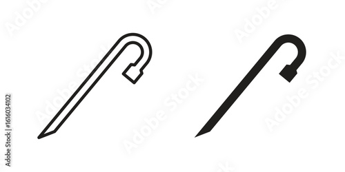 Crowbar icon for social media, app, and web design. Vector illustration.