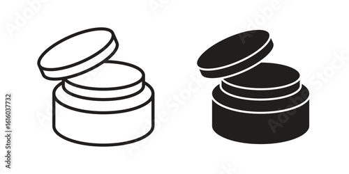 Body cream icon for social media, app, and web design. Vector illustration.