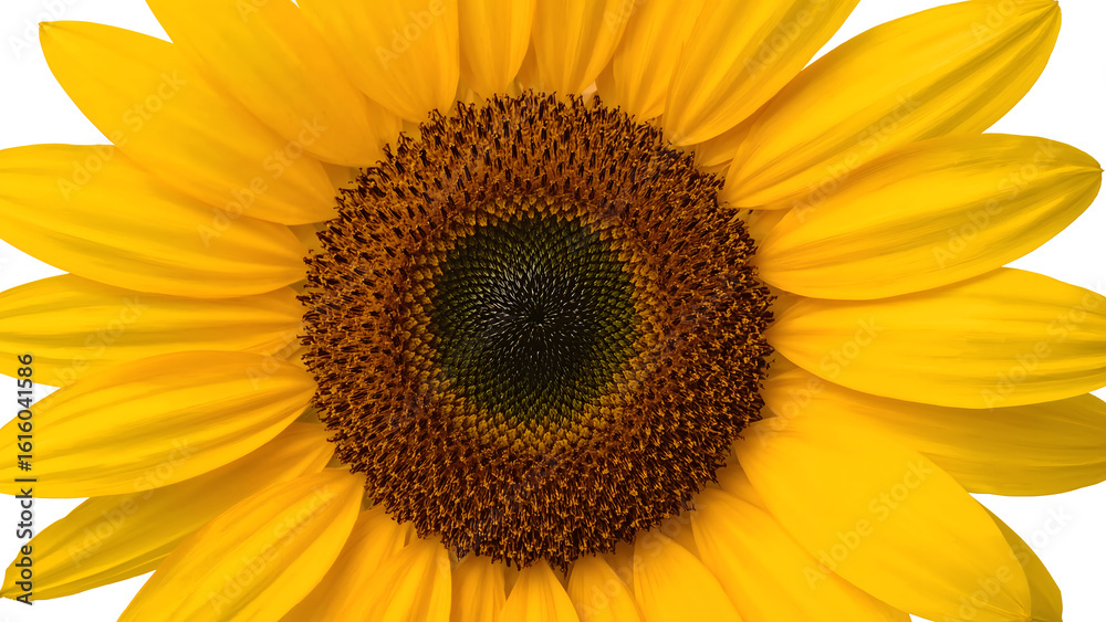 Obraz premium A Vibrant and Detailed Close-up of a Sunflower