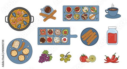 A delicious assortment of savory and sweet culinary delights for every palate