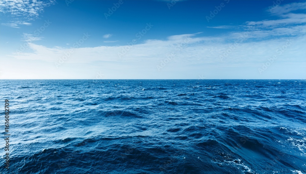 Fototapeta premium vast ocean with gentle rippling waves