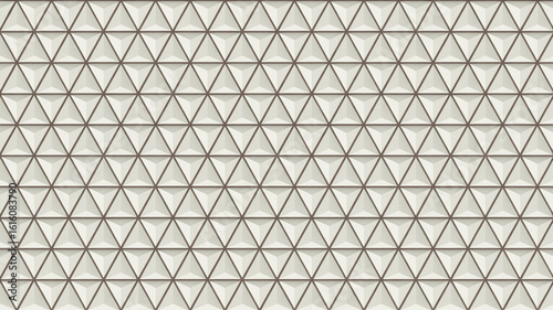 Geometric triangular pattern with subtle shading and dark outlines repeating diagonal