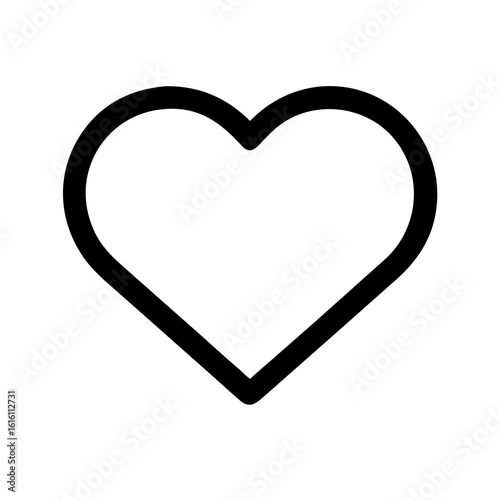 User heart icon vector illustration
