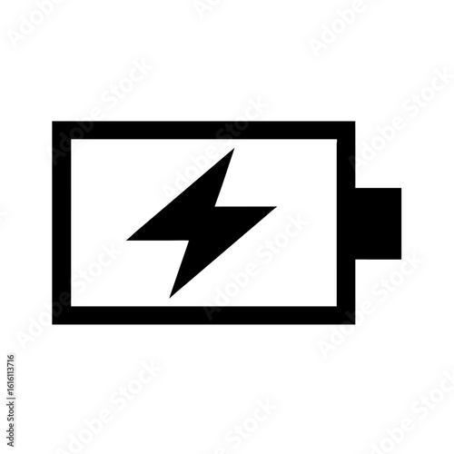 Battery charging icon vector illustration
