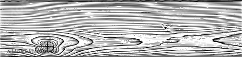 Wooden plank with natural grain texture in minimalist style
