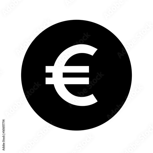 Euro icon vector illustration