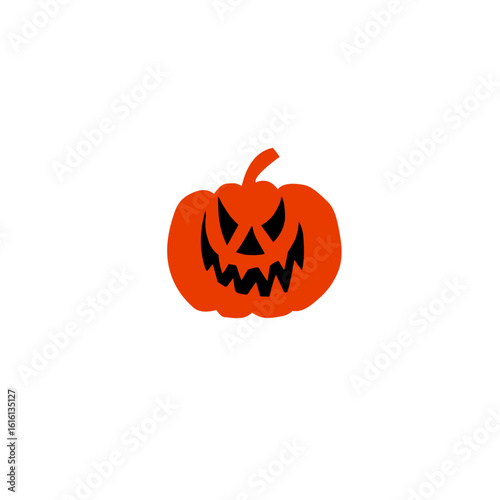 Wallpaper Mural Halloween pumpkin illustration Torontodigital.ca