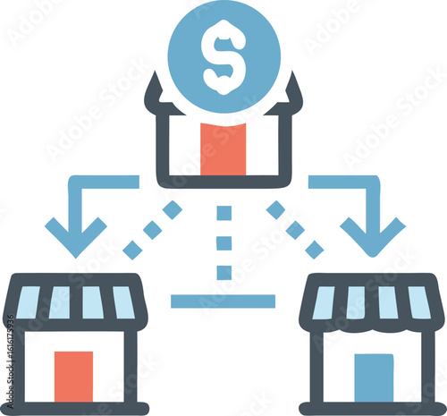 Business Franchise Expansion Concept growth money