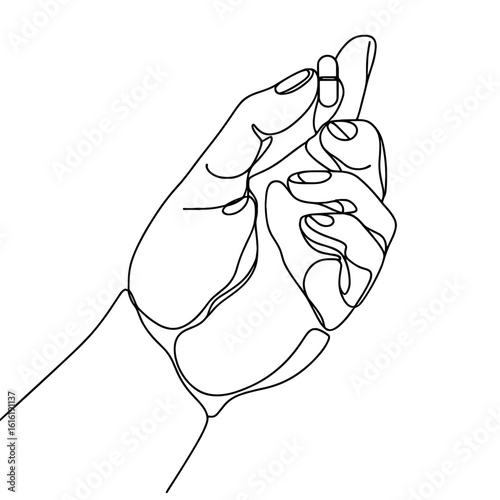 hand holding a pill