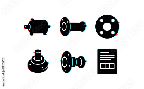 isolated backgond rebuilt transmission core test bench adapter rebuilt transmission core dyno flan rebuilt transmission core rebuilt transmission core center support rebuilt transmission