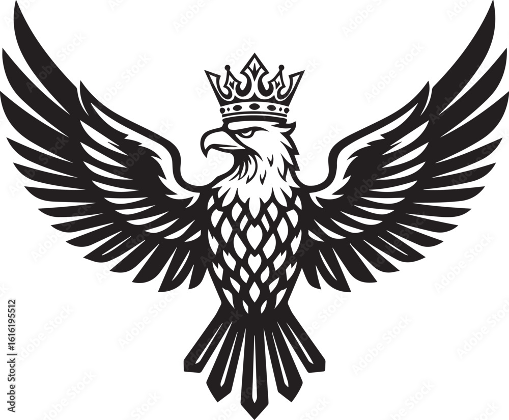Obraz premium Royal Eagle Emblem Vector Art