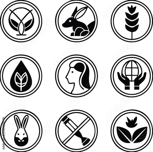 Dental Tools Icons. Black and White Vector Icons of Oral Examination Instruments. Dental care and treatment. Medicine and Dentistry Concept