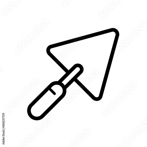 Mason's trowel - vector icon