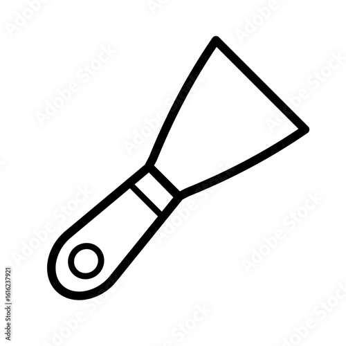 Putty knife - vector icon