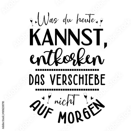 Wine quote
Wine o'clock
Wine lover, gift
German quote
Therapy in a glass