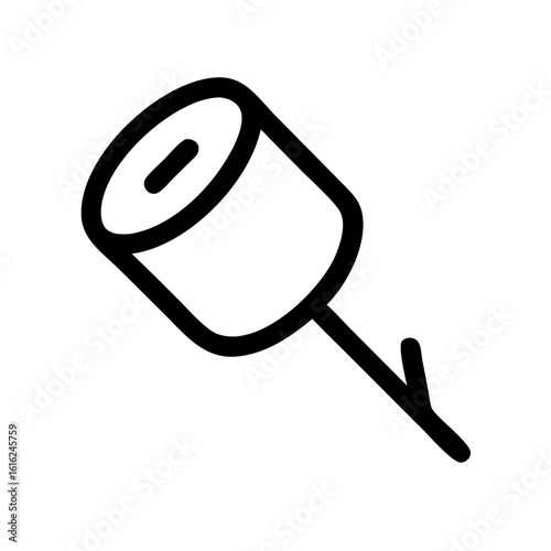 marshmallow icon design. christmas related icon.