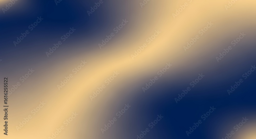 Naklejka premium Abstract Smooth Gradient Blur Background with Beige and Navy Blue Hues