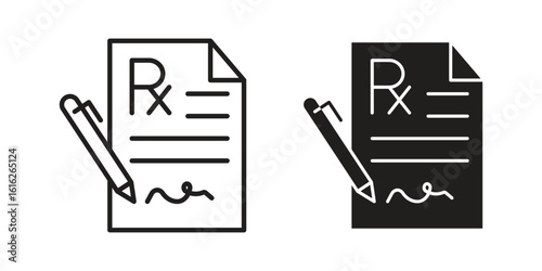 Prescription icon design for signs, logo, apps or website