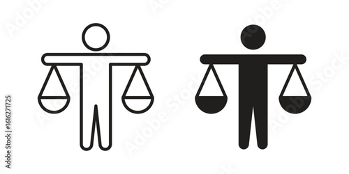 Ethics icon design for signs, logo, apps or website