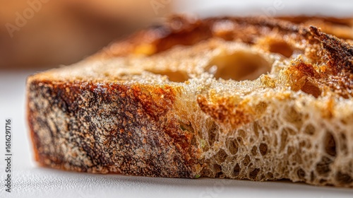 Wallpaper Mural Close up of toasted bread showing texture and crust Torontodigital.ca