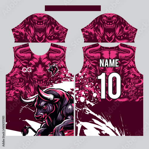 bull t-shirt design.eps