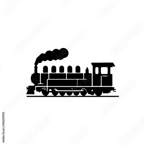 train silhouette ,  train vector
